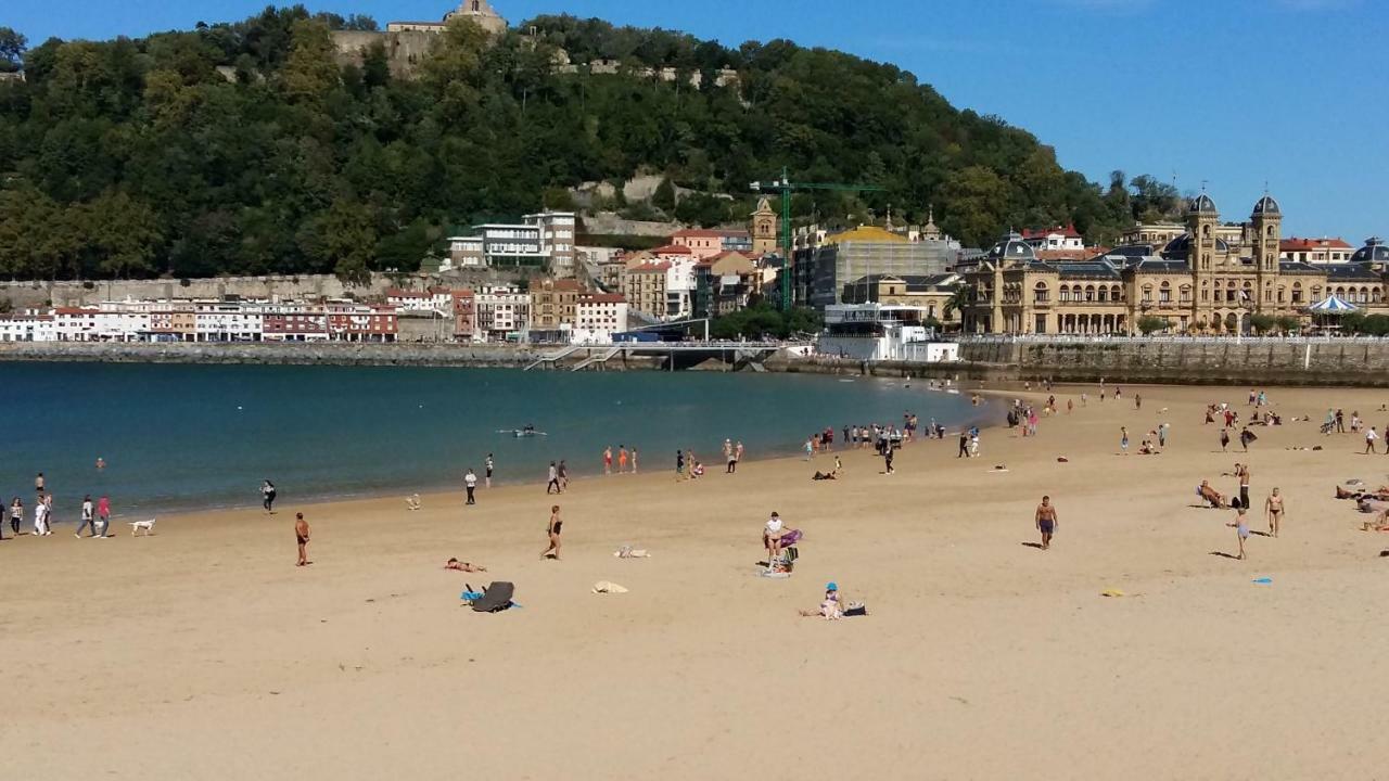Ondarreta Beach Apartment Con Parking Free Y Aire Acondicionado San Sebastián Exteriér fotografie